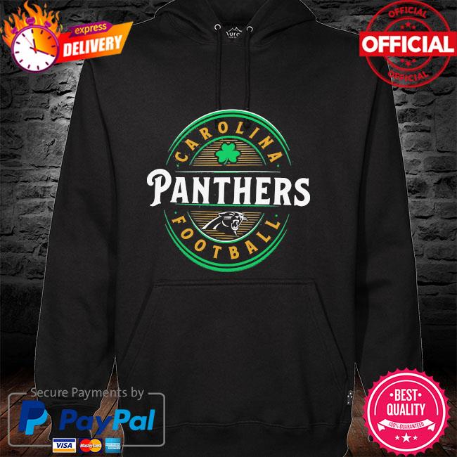 Carolina panthers st patrick's day forever lucky hoodie