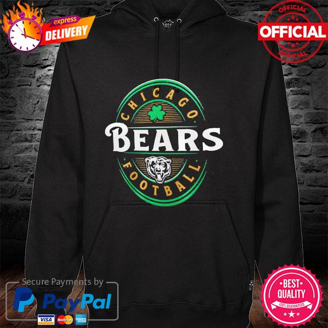 Chicago bears nfl st patrick's day forever lucky hoodie