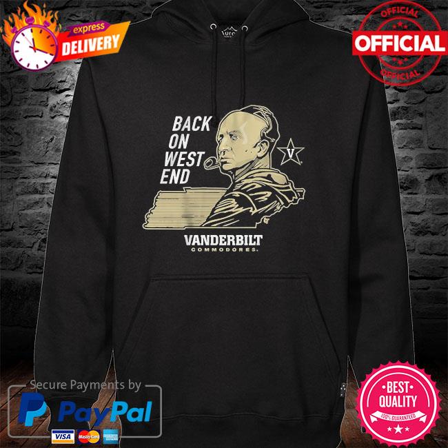 Official back on west end vanderbilt commodores hoodie