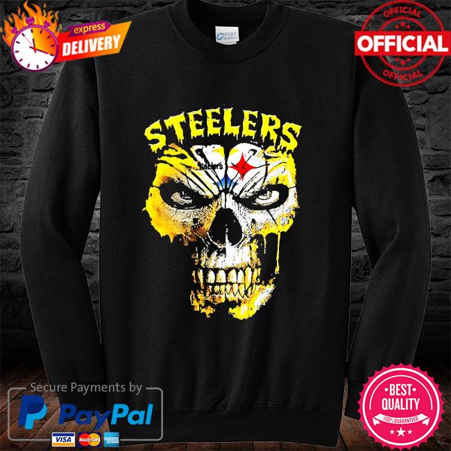Skull Pittsburgh Steelers Shirt, hoodie, sweater, long sleeve and tank top