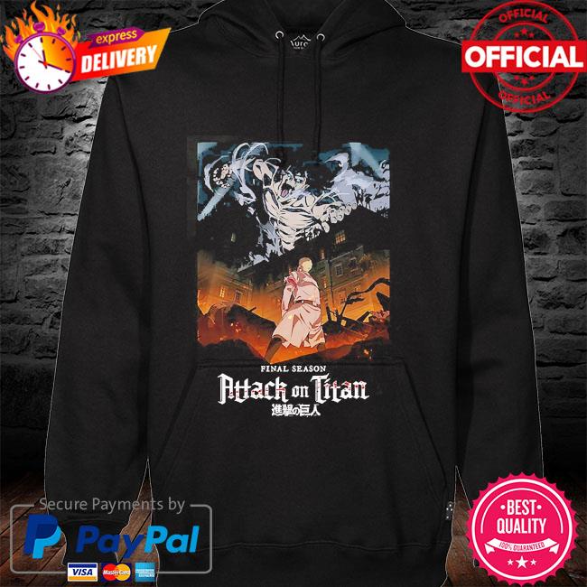 Attack on titan online merch hoodie