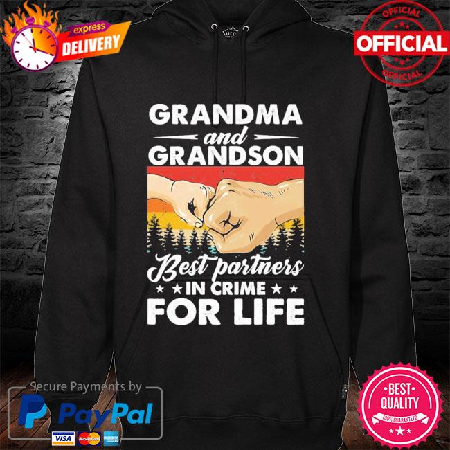 Bump Hand Grandma And Grandson Best Partners In Crime For Life Vintage Premium Shirt hoodie