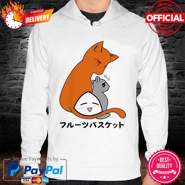 Fruits basket kyo yuki onigiri cat hoodie