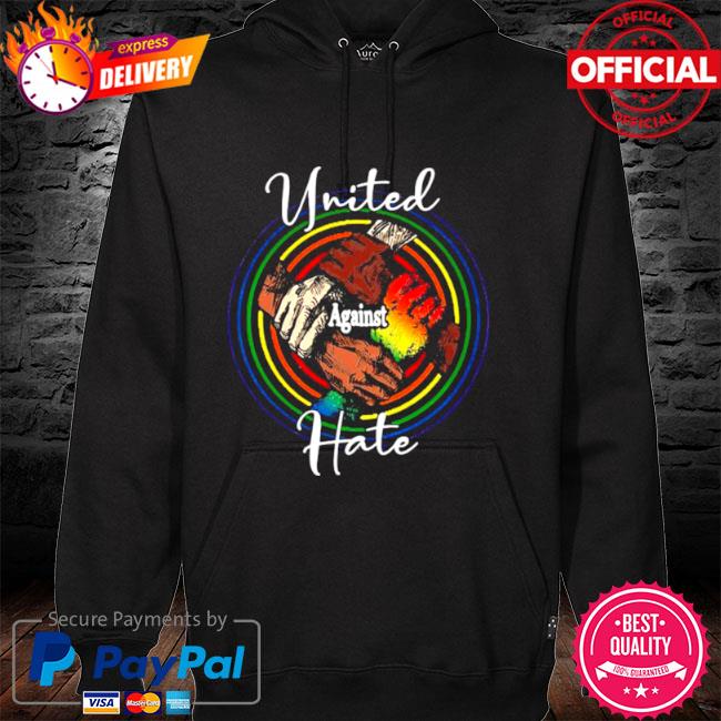 Lgbt united against hate black live matter hoodie
