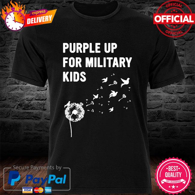 purple up for military child shirt