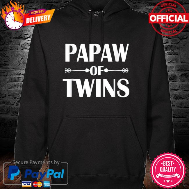 Papaw of twins father's day us 2021 hoodie