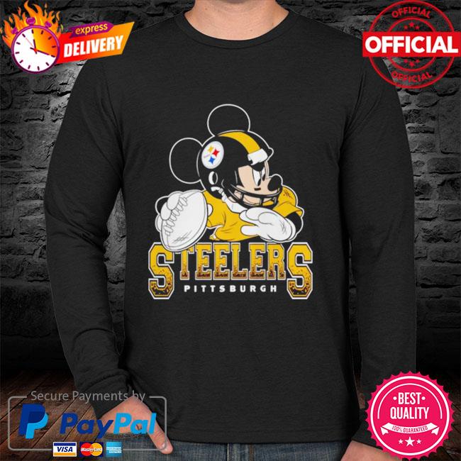 mickey mouse steelers shirt