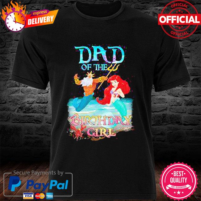 little mermaid birthday shirt