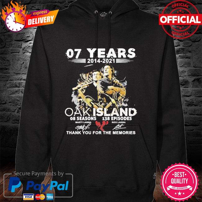 07 years 2014 2021 The Curse Of Oakland thank you for the memories signatures hoodie