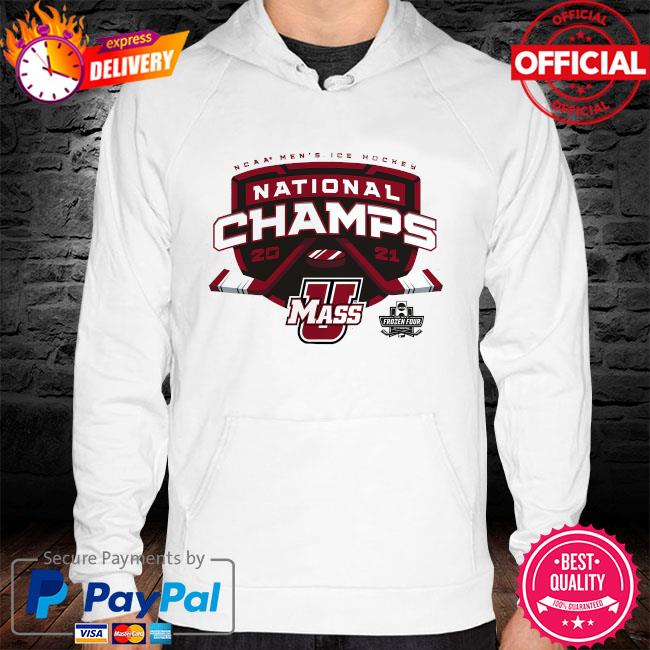 2021 ncaa men's ice hockey national champions mass hoodie