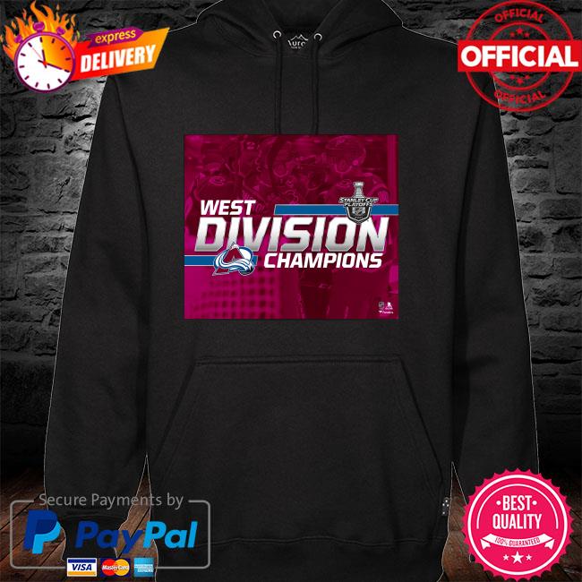 2021 West Division Champions Colorado Avalanche hoodie