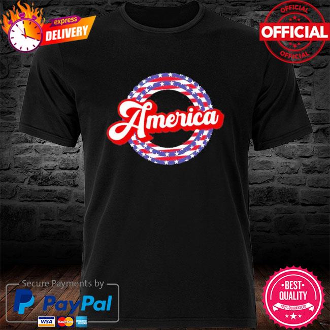 4th of july American flag shirt