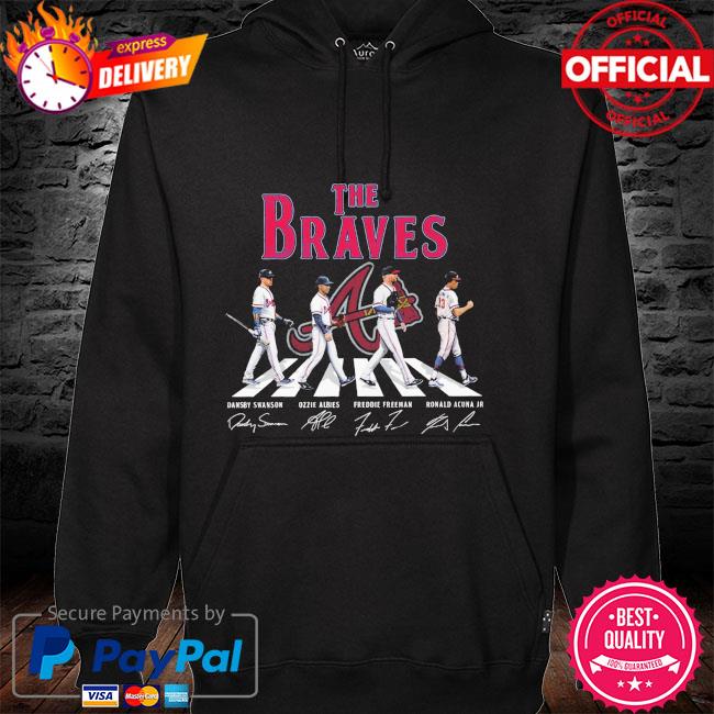 Atlanta Braves the braves abbey road signatures shirt, hoodie