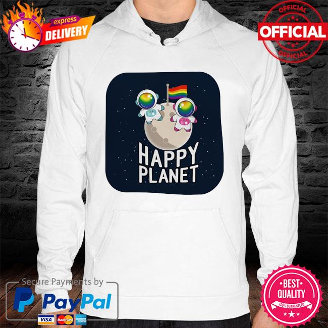 Astronaut LGBT happy planet hoodie