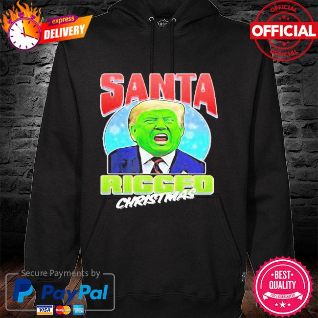 Attractive Santa Riced Christmas Donald Trump Election New 2021 Shirt hoodie