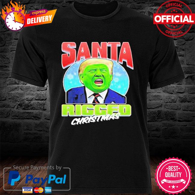 Attractive Santa Riced Christmas Donald Trump Election New 2021 Shirt