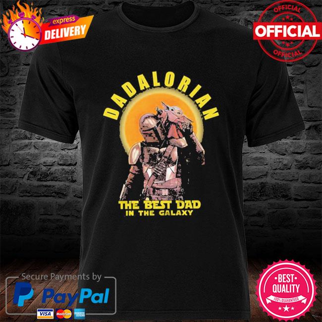 Baby Yoda and Dadalorian the best dad in the galaxy shirt