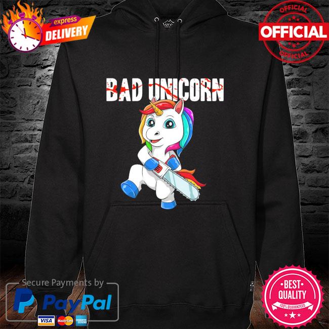 Bad Unicorn chainsaw hoodie