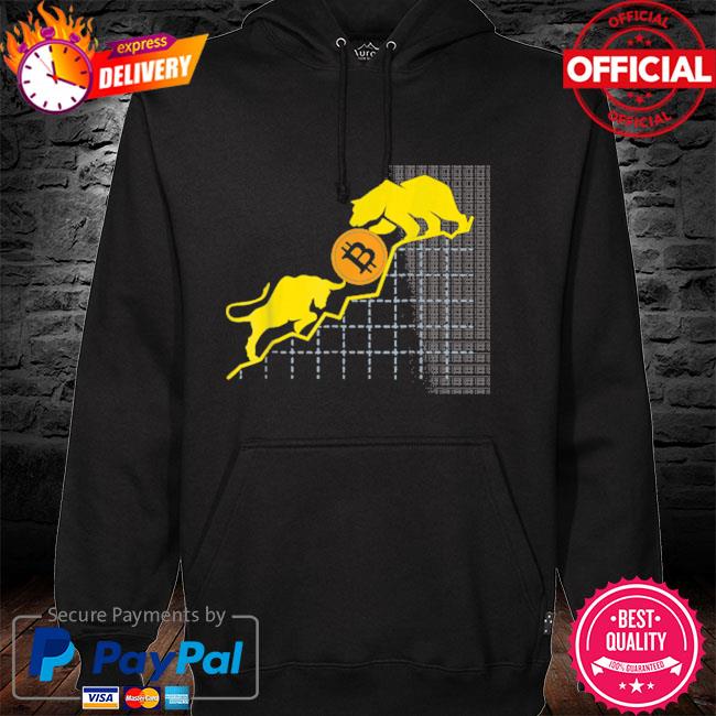 Bitcoin Trader Crypto Asset Trader Bull vs. Bear Art hoodie