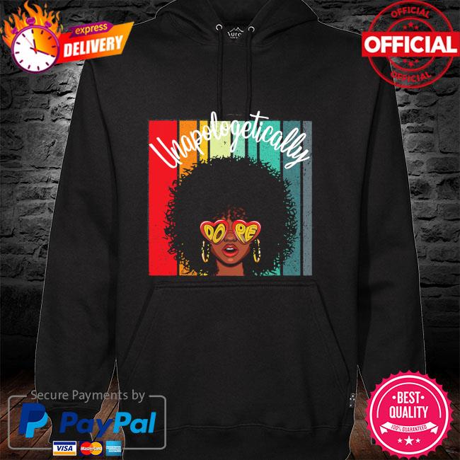 Black girl unapologetically vintage hoodie