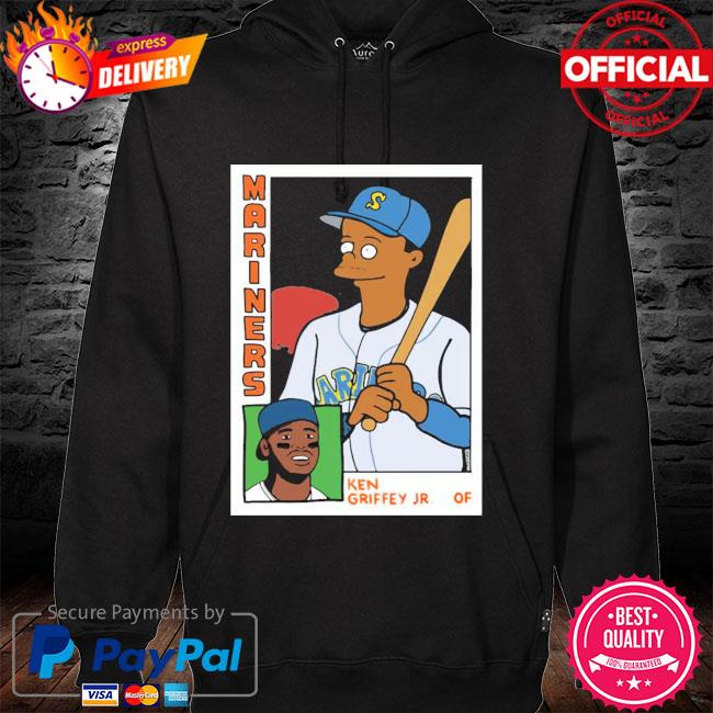 Brandon Walker Simpsons Mariners Ken Griffey Jr Card shirt, hoodie, sweater  and v-neck t-shirt