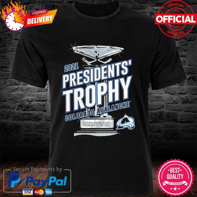 Colorado Avalanche 2021 Presidents' NHL Tropphy shirt
