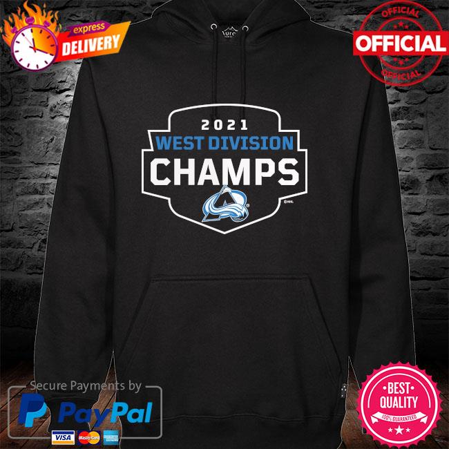 Colorado Avalanche 2021 West Division Champions hoodie
