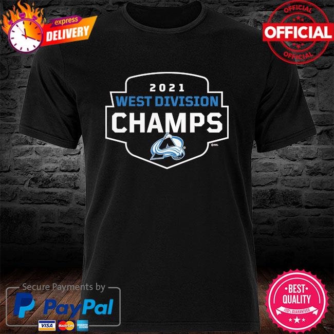 Colorado Avalanche 2021 West Division Champions shirt
