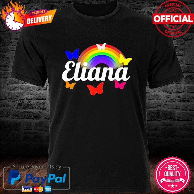 Eliana name introduction kidcore rainbow hello kindergarten shirt