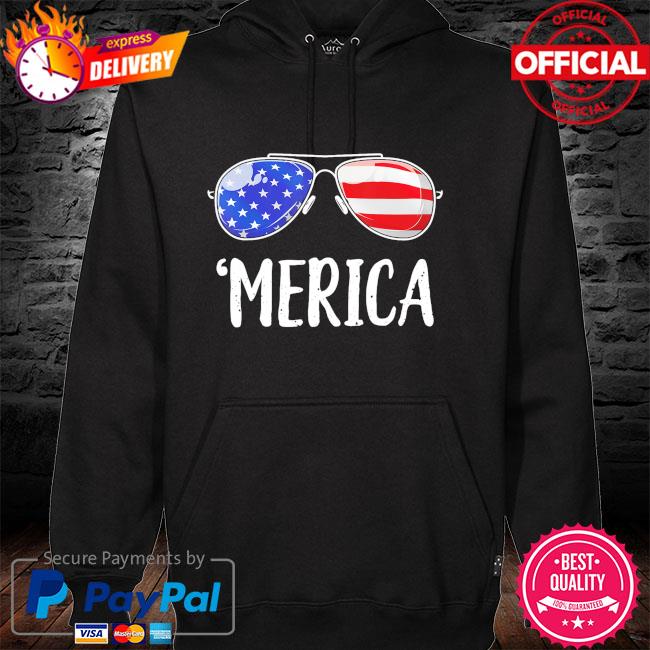 Glasses marica American flag hoodie