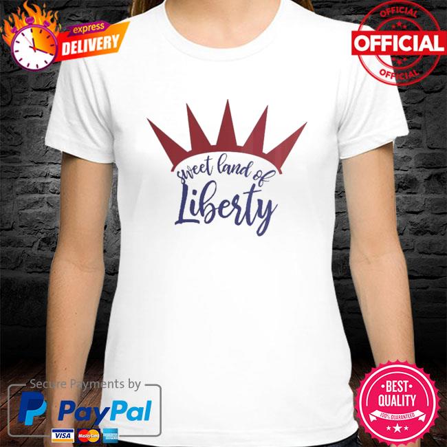 Great land of liberty white ceramic shirt