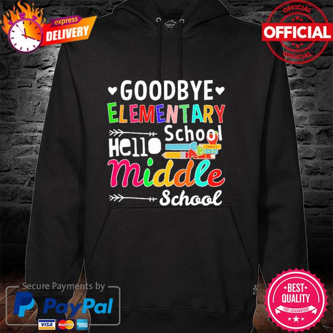 Hello middle school graduation elementary school hoodie