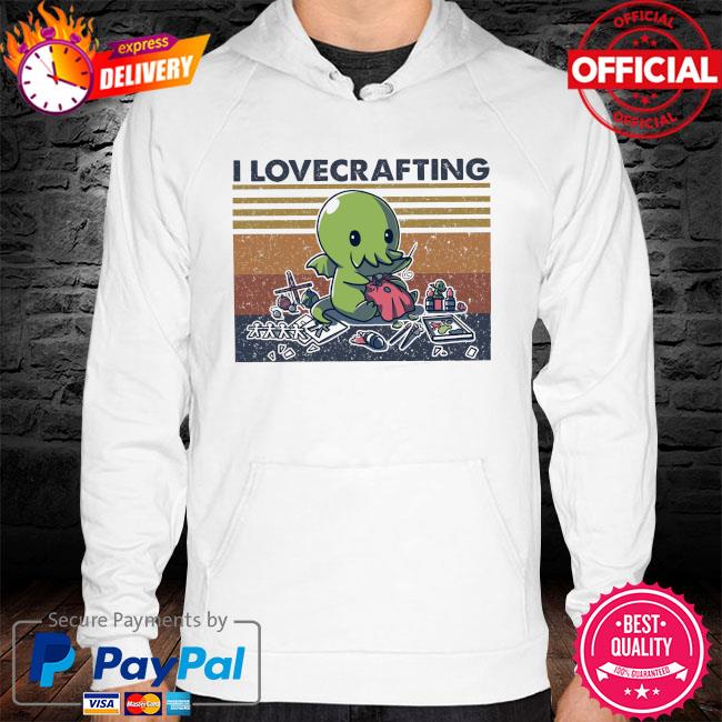 I love crafting vintage hoodie