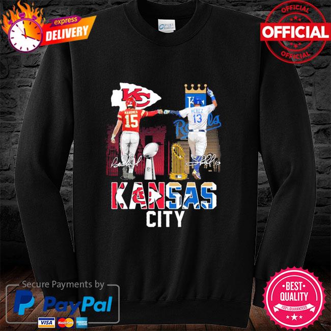 Kansas City Royals and Kansas City Chiefs Perez and Mahomes shirt