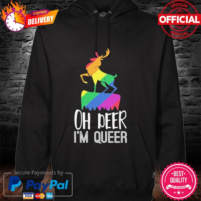 LGBT oh deer Im queer hoodie