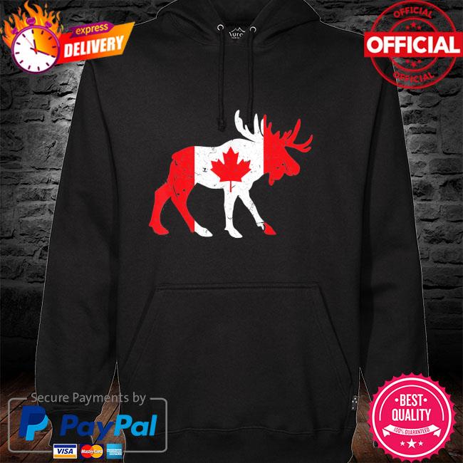 Maple leaf animal canadian flag canada hoodie