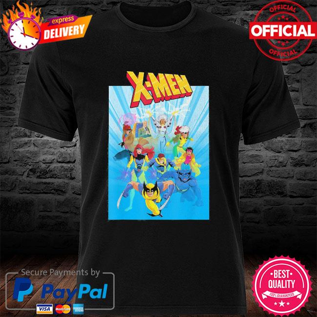 Marvel x-men animated series poster retro 90s shirt