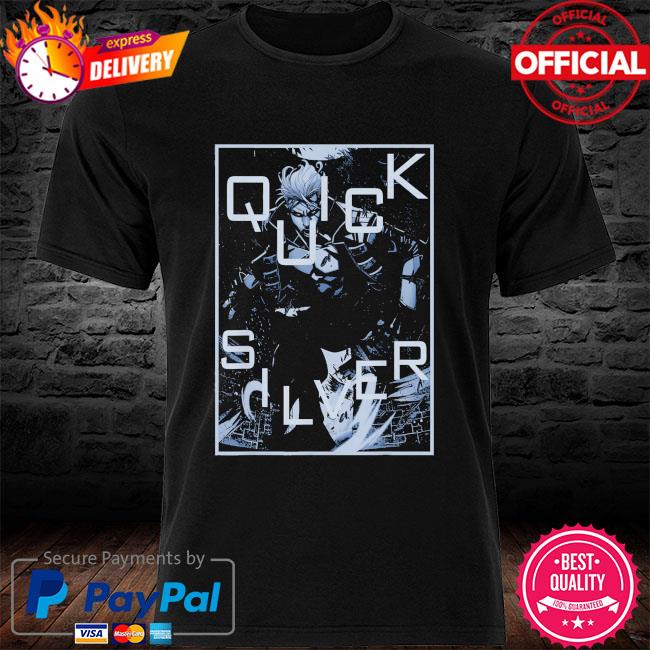 Marvel x-men quicksilver the blink of an eye poster shirt