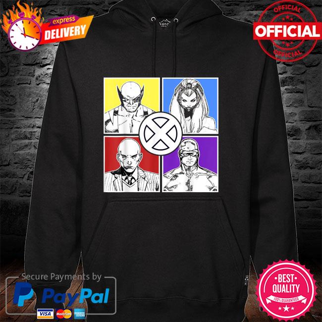 Marvel x-men wolverine storm professor x cyclops box hoodie