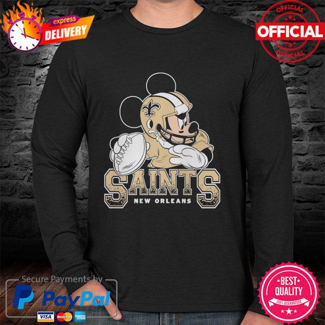 I Love The Saints Mickey Mouse New Orleans Saints T-Shirt - T-shirts Low  Price