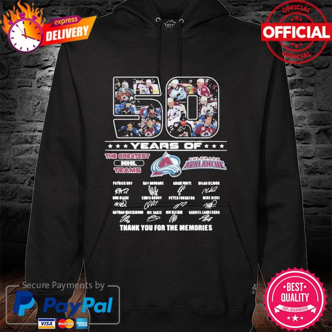 Official 50 Years Colorado Avalanche ​Shirt hoodie