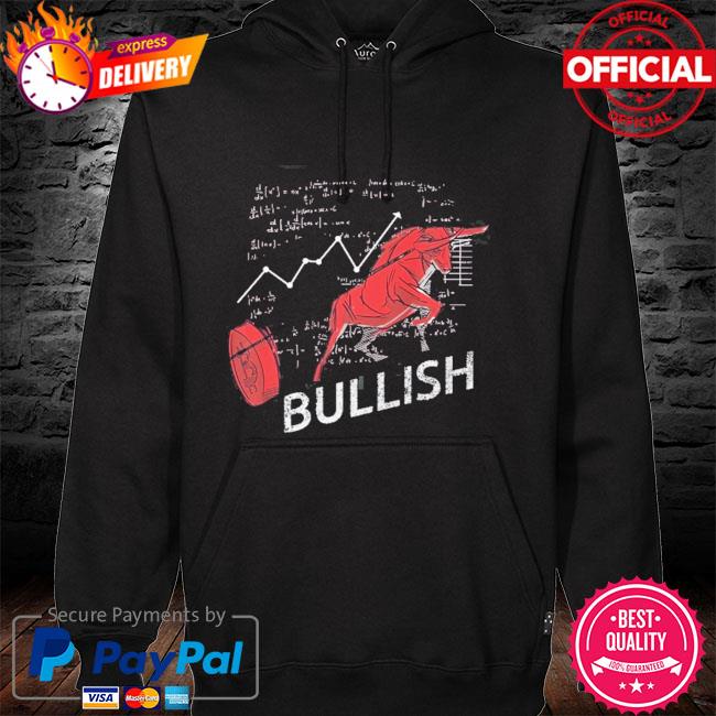 Official bitcoin bull bear cryptocurrency trader bullish on bitcoin hoodie