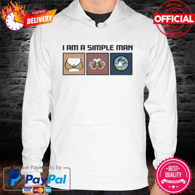 Official Duck hunter I am a simple man love bikini beer duck hunting hoodie