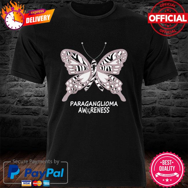 Paraganglioma awareness butterfly shirt