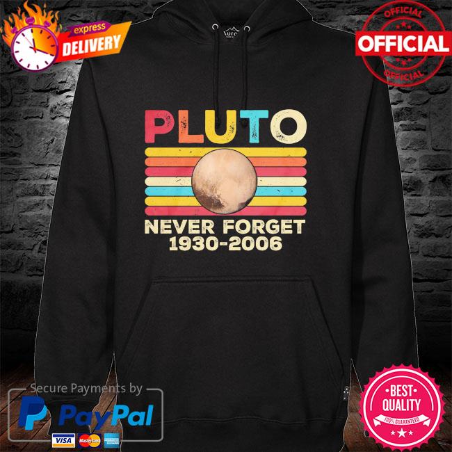 Pluto never forget 1930 2006 vintage hoodie