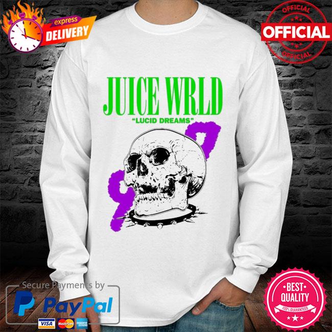 The hooded sweatshirt Supreme patterned green skulls worn by Juice Wrld on  his account Instagram @juicewrldtv