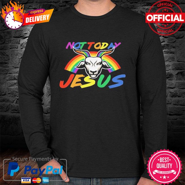not today jesus baphomet shirt