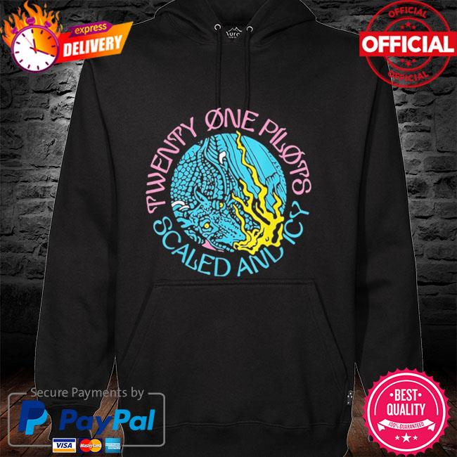 Scaled and icy one pilots shy away hoodie