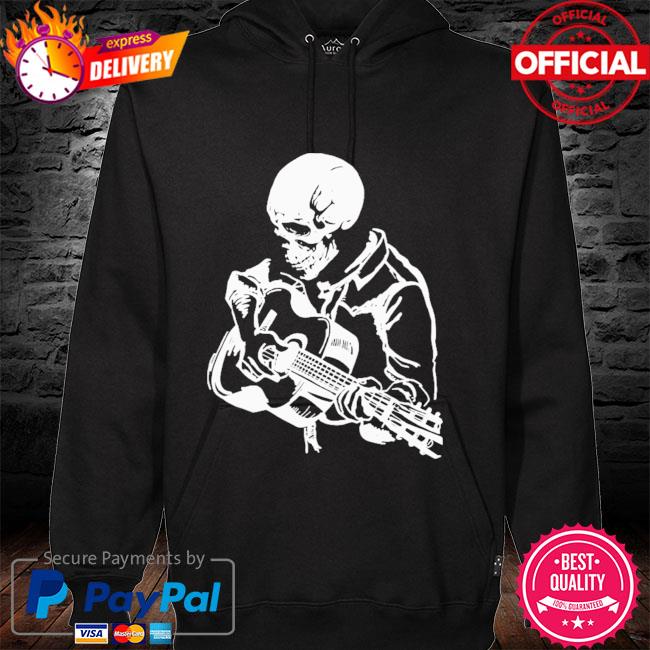 Skeleton playing Guitar hoodie