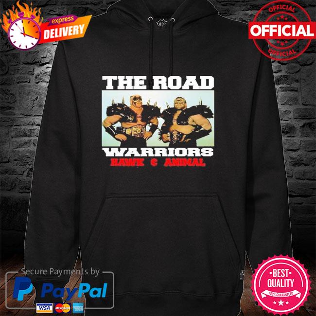 The Road warriors hawk and animal hoodie